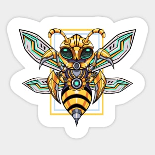 Robo Bee Sticker